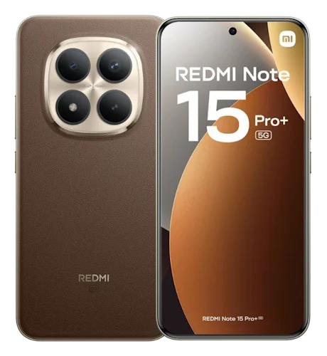 Смартфон Xiaomi Redmi Note 15 Pro+ 5G в коричневом (Mocha Brown) корпусе