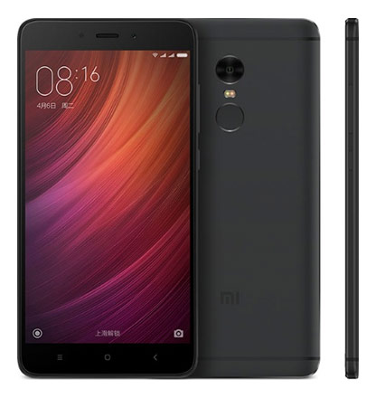 Телефон Xiaomi Redmi Note 4 в чёрном (Black) корпусе