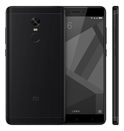 Телефон Xiaomi Redmi Note 4X в чёрном (Black) корпусе