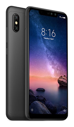 Телефон Xiaomi Redmi Note 6 Pro в чёрном (Black) корпусе