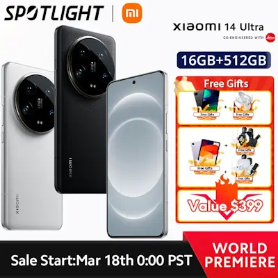 Смартфон Xiaomi 14 Ultra на юбилейной распродаже AliExpress 18–27 марта 2024 года