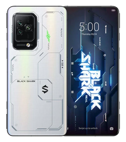 Смартфон Black Shark 5 Pro в белом (Nebula White) корпусе
