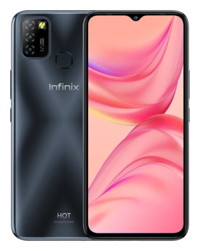 Смартфон Infinix Hot 10 Lite в чёрном (Black) корпусе