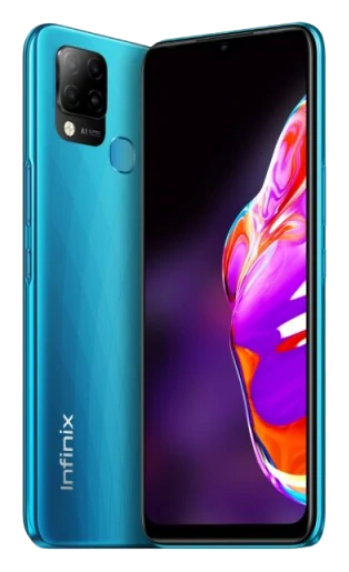 Смартфон Infinix Hot 10S NFC в синем (Blue) корпусе