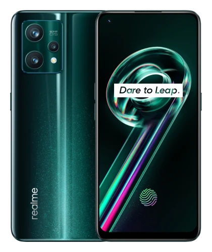 Смартфон Realme 9 Pro+ в зелёном (Aurora Green) корпусе