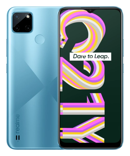 Смартфон Realme C21Y в синем (Cross Blue) корпусе