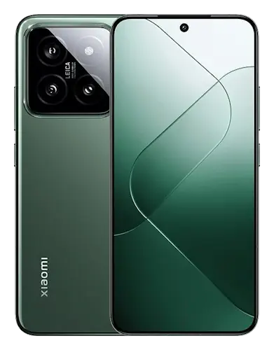 Смартфон Xiaomi 14 в зелёном (Jade Green) корпусе