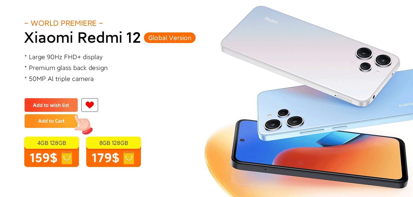 Распродажа смартфонов Xiaomi Redmi 12 со скидкой